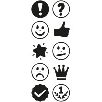 COLOP Motivstempel-Set "LITTLE NIO" Lehrer,...