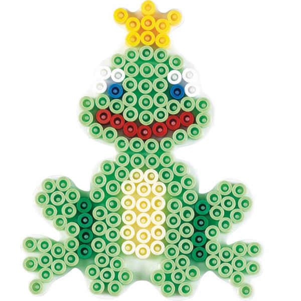 Hama Stiftplatte "kleine Blume", weiß