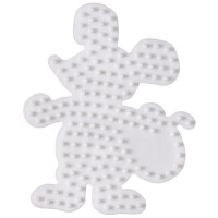 Hama Stiftplatte "kleine Blume", weiß