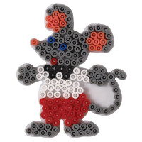 Hama Stiftplatte "kleine Blume", weiß