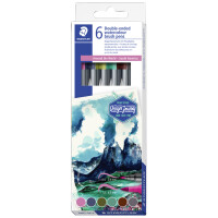 STAEDTLER Doppel-Fasermaler "Afrika", 6er Kartonetui