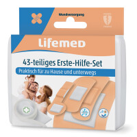 Lifemed Erste-Hilfe-Pflaster-Set, 43-teilig