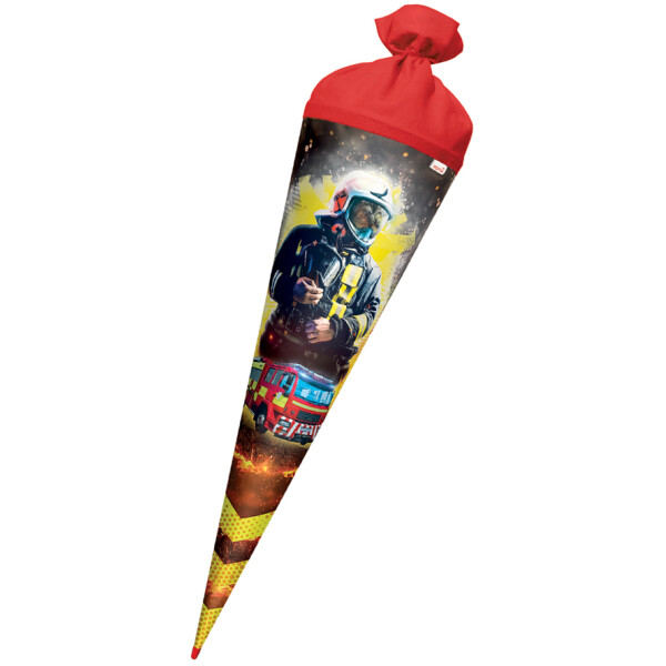 ROTH Schultüte "Feuerwehrmann", eckig, 850 mm