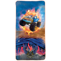 ROTH Kinder-Badetuch "Monstertruck Fire", 600 x...