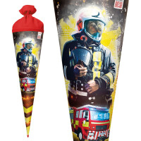ROTH Schultüte "Feuerwehrmann", rund, 700...