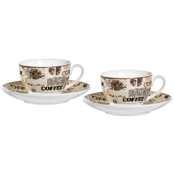 Ritzenhoff & Breker Cappuccino-Set CREMA, 4-teilig