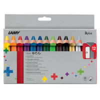 LAMY 3-in-1 Buntstifte 3plus, 6er Kartonetui