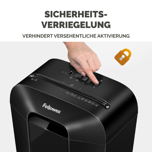 Fellowes Aktenvernichter Powershred LX70, weiß