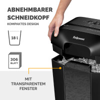 Fellowes Aktenvernichter Powershred LX70, weiß