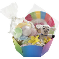 folia Dekokörbchen aus Regenbogenkarton, Durchm.:...