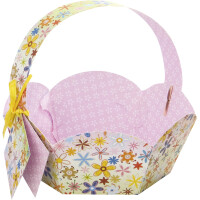 folia Geschenkkörbchen aus Motivkarton, Durchm.: 115 mm