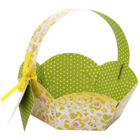 folia Geschenkkörbchen aus Motivkarton, Durchm.: 115 mm