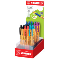 STABILO Druckkugelschreiber pointball, 38er Display