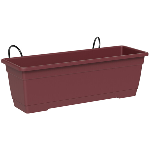 tera Blumenkasten-Set "Birka", inkl. Halter, sand