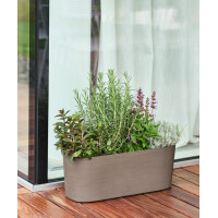 tera Blumenkasten "Paros", Breite: 500 mm, black