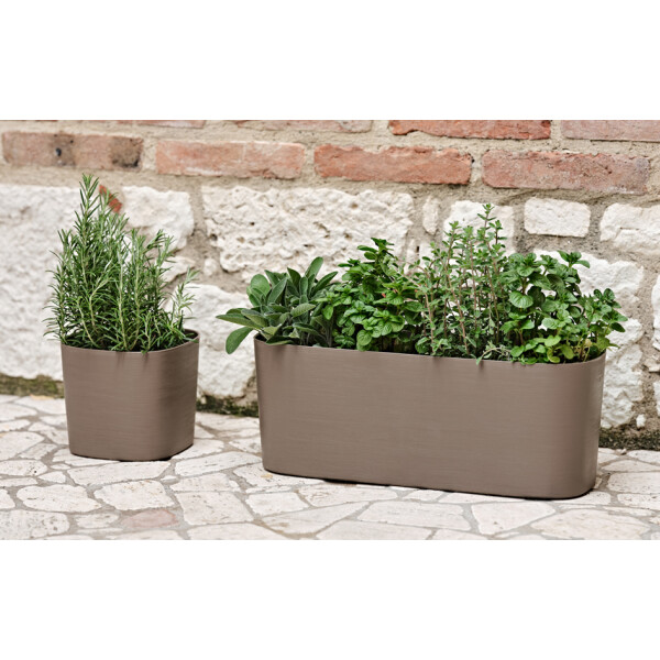 tera Pflanzgefäß "Capri", Breite: 380 mm, forest