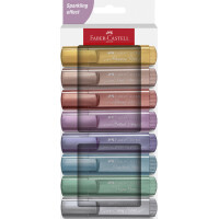 FABER-CASTELL Textmarker TEXTLINER 46 METALLIC, 6er Etui