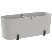 tera Blumenkasten-Set "Paros", inkl. Halter, cloud