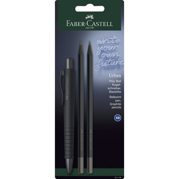 FABER-CASTELL Schreibgeräte-Set POLY BALL URBAN, rosa