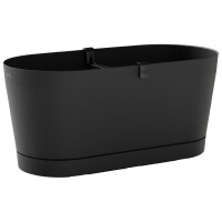 tera Blumenkasten "Vega", Breite: 400 mm, ash