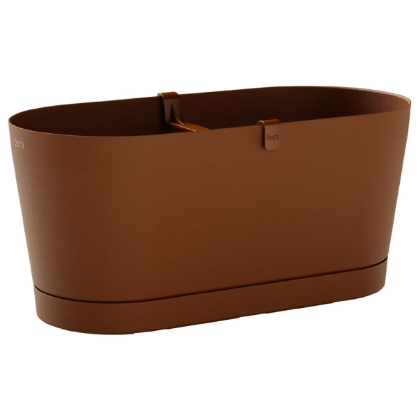 tera Blumenkasten "Vega", Breite: 400 mm, caramel