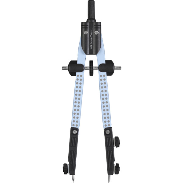 FABER-CASTELL Schnellverstellzirkel GRIP, hellblau