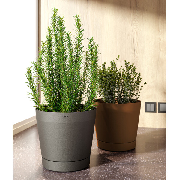 tera Pflanzgefäß "Orione", Durchmesser: 190 mm, cloud
