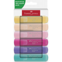 FABER-CASTELL Textmarker TEXTLINER 46 PASTELL, 8er Etui