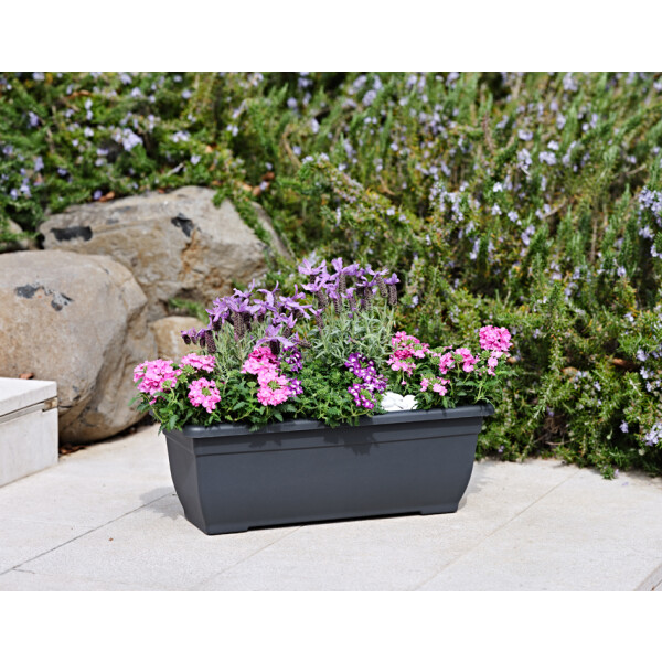 tera XXL Blumenkasten "Tora", Breite: 600 mm, anthrazit