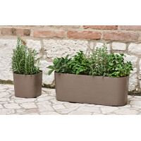 tera Pflanzgefäß "Capri", Breite: 190 mm, black