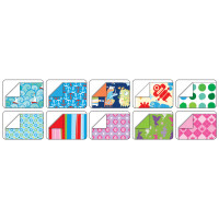 folia Faltblätter KINDERSPASS, 200 x 200 mm, 50 Blatt