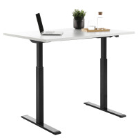 Topstar Sitz- Steh-Schreibtisch, (B)1.600 mm, schwarz...