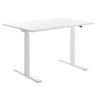Topstar Sitz- Steh-Schreibtisch, (B)1.600 mm, weiß...