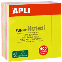 APLI Haftnotiz-Würfel "FUNNY Notes!",125 x...