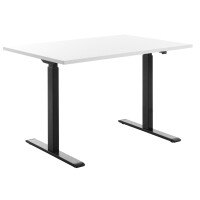 Topstar Sitz- Steh-Schreibtisch, (B)1.200 mm, schwarz...