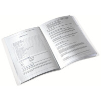 LEITZ Sichtbuch WOW, A4, PP, mit 20 Hüllen, rot