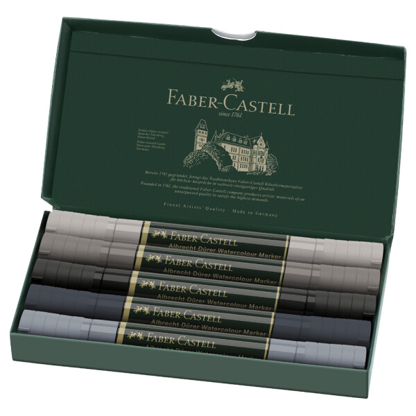 FABER-CASTELL Aquarellmarker ALBRECHT DÜRER, Grautöne