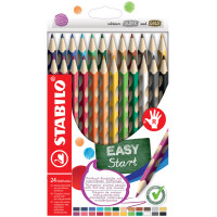 STABILO Dreikant-Buntstifte EASYcolors L, 24er Kartonetui