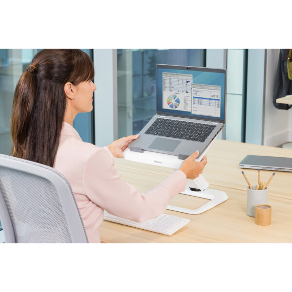 Fellowes Notebook-Ständer Hana Lite, weiss