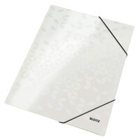 LEITZ Eckspannermappe WOW, DIN A4, Karton, rot