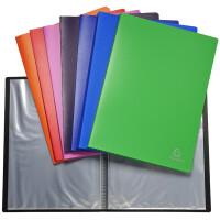 EXACOMPTA Sichtbuch, DIN A4, PP, 60 Hüllen, violett