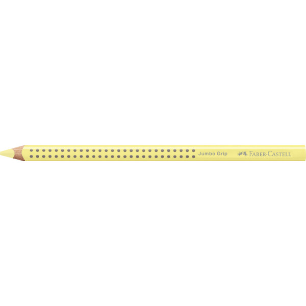 FABER-CASTELL Dreikant-Buntstift Jumbo GRIP PASTELL, gelb