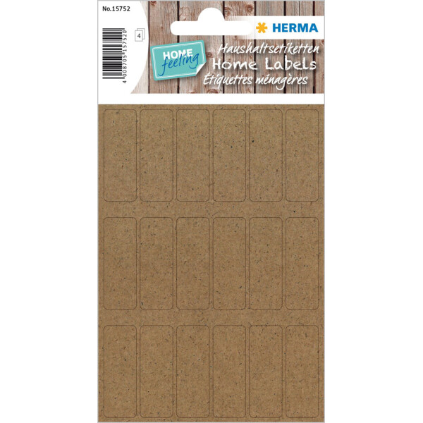 HERMA Haushalts-Etiketten HOME Silphie, 26 x 54 mm