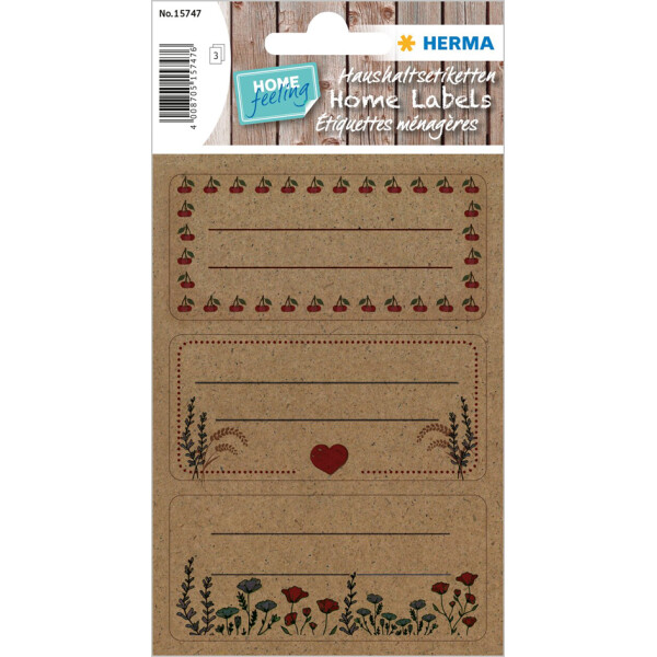HERMA Haushalts-Etiketten HOME Silphie, 25 x 40 mm