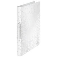 LEITZ Ringbuch WOW, DIN A4, PP, rot, 2 Ringe