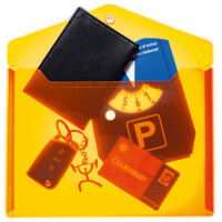 HERMA Dokumententasche, PP, DIN A4, farbig sortiert