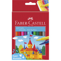 FABER-CASTELL Fasermaler CASTLE, 36er Kartonetui