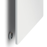 nobo Weißwandtafel, Stahl, 600 x 450 mm, rahmenlos