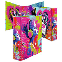 HERMA Motivordner "Music Girl", DIN A4, 70 mm