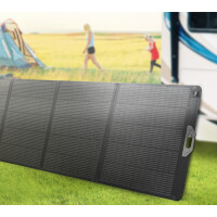 LogiLink Solarpanel, 100 Watt, faltbar, schwarz